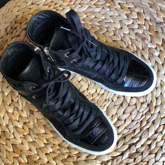 Zadig & Voltaire high-top leather sneakers - Picture 9 of 9